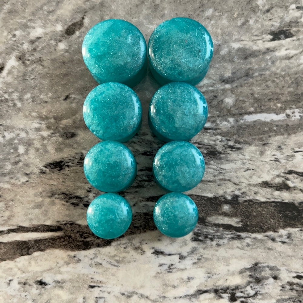 Mint Resin Plug Set - 00 to 5/8 inch gauge